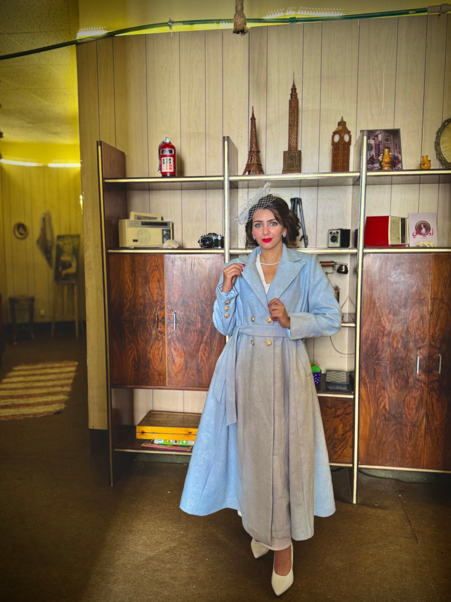 Coat suit - baby blue