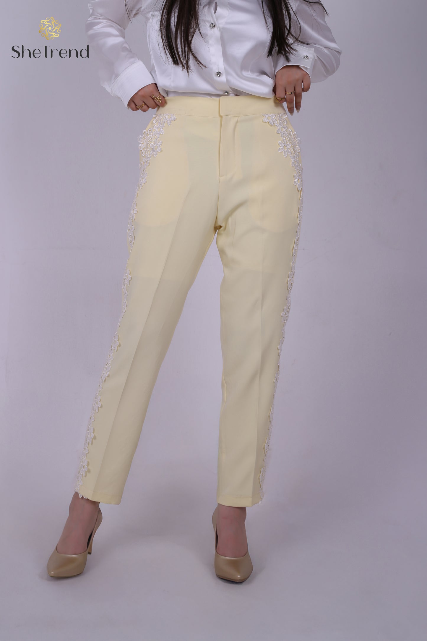 بنطلون كلاسيك Butter yellow