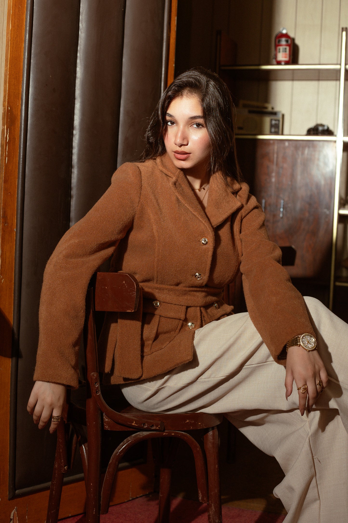 Imoported wool jacket - Bronze