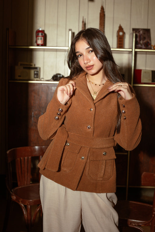 Imoported wool jacket - Bronze