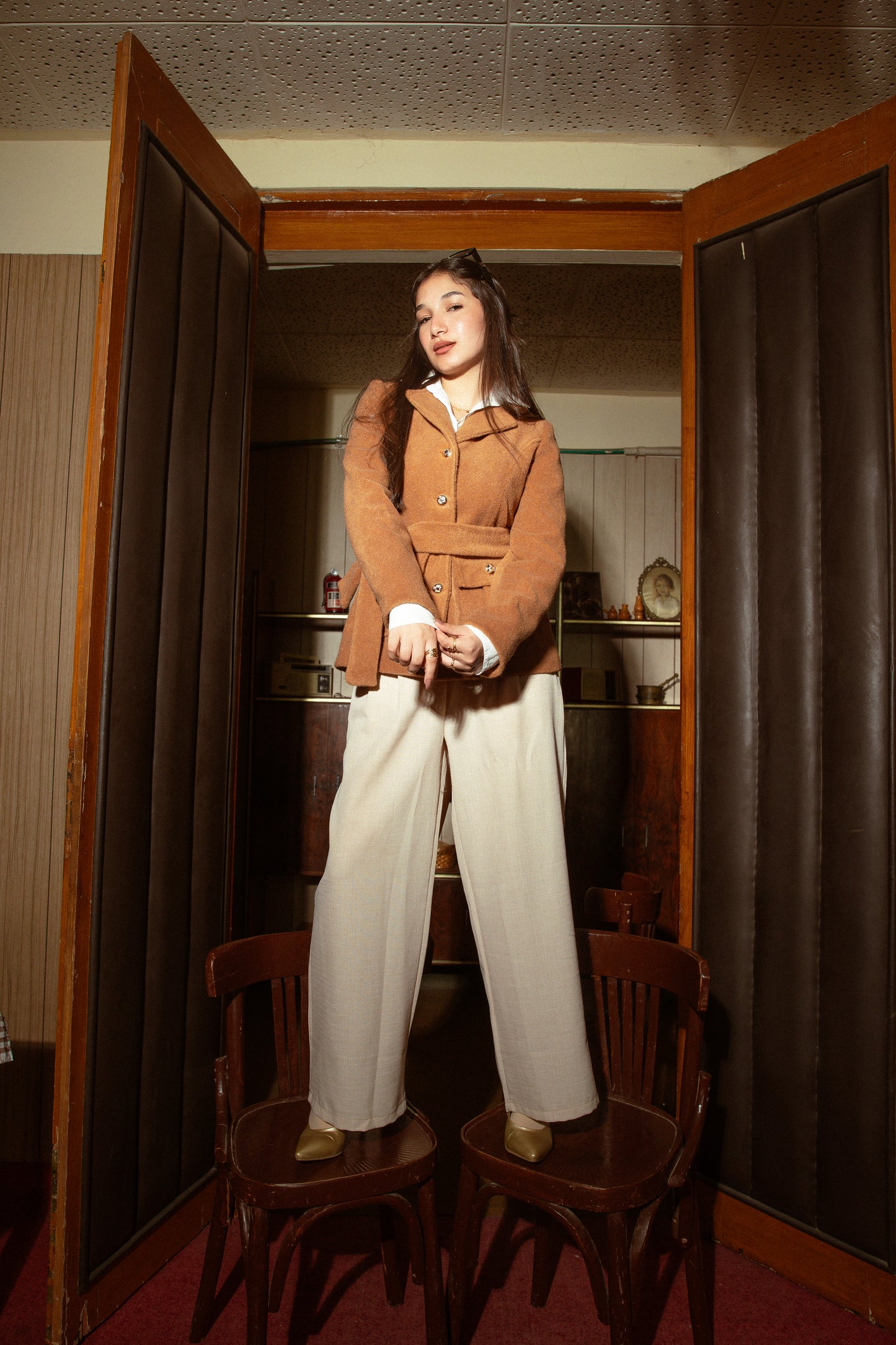 Imoported wool jacket - Bronze