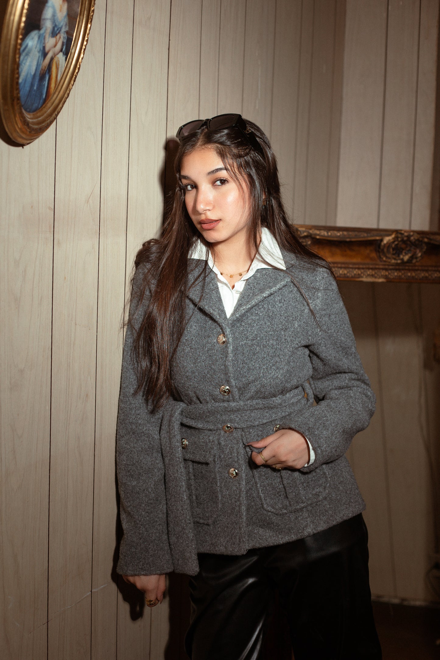 Imoported wool jacket - Gray
