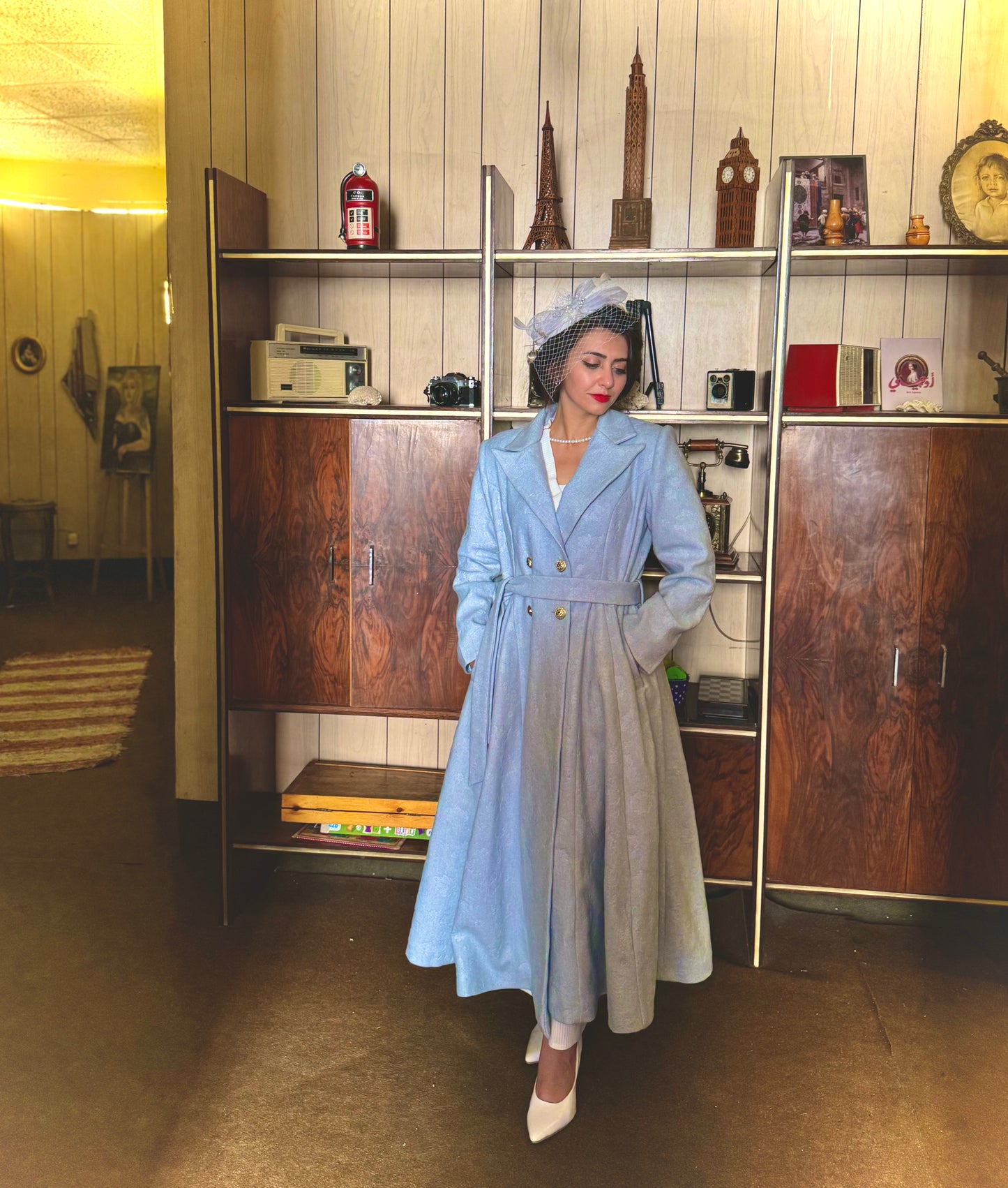 Coat suit - baby blue