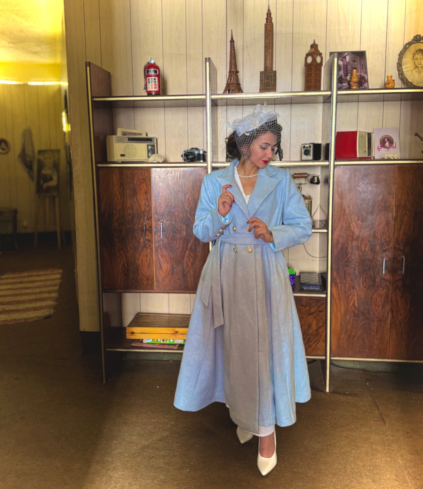 Coat suit - baby blue