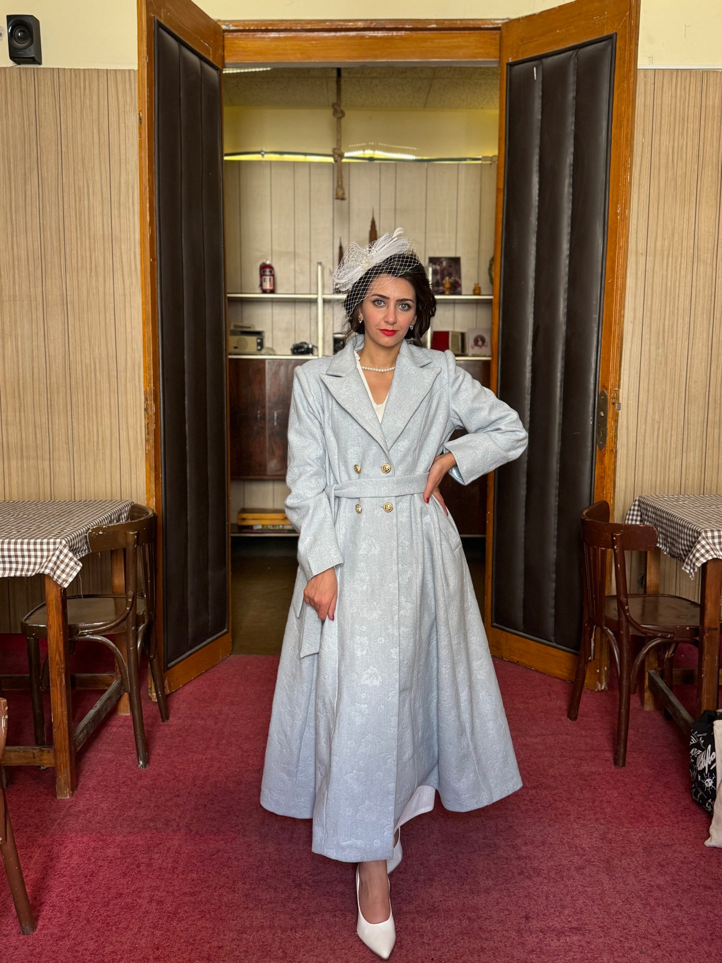 Coat suit - baby blue