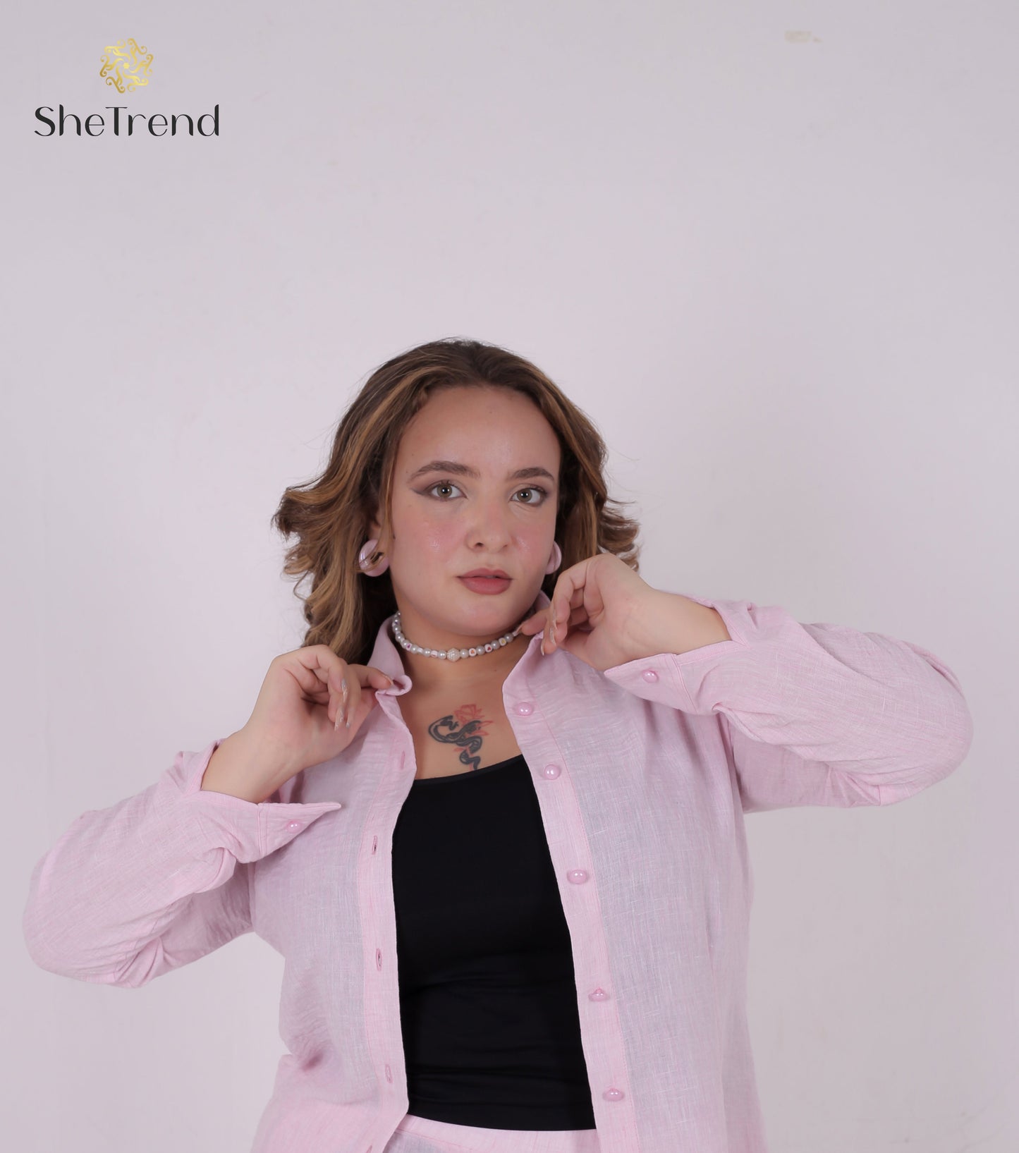 سوت كتان مستورد درجة اولى بينك