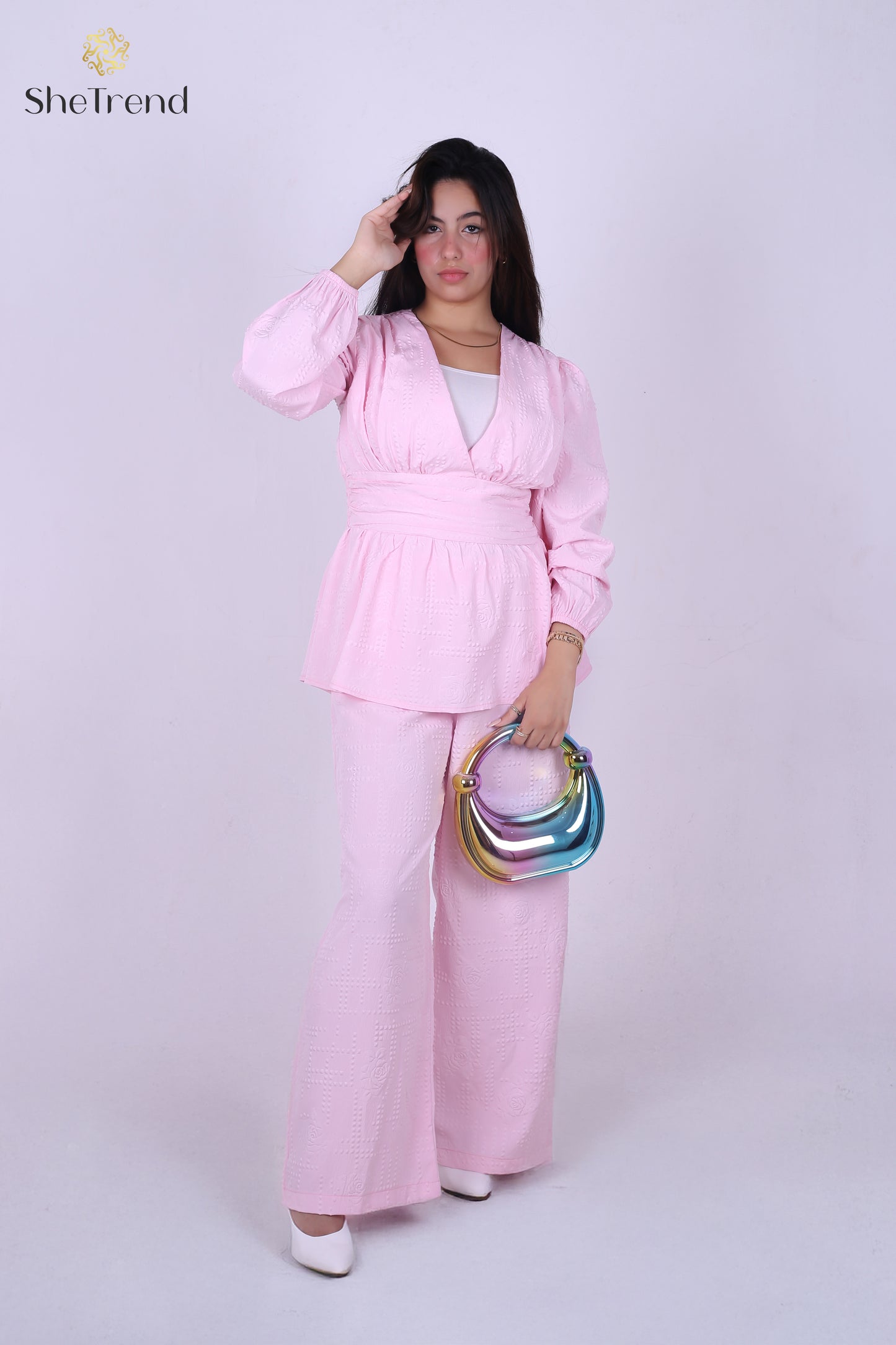 سوت سيمي سواريه مستورد حفر 3D بينك