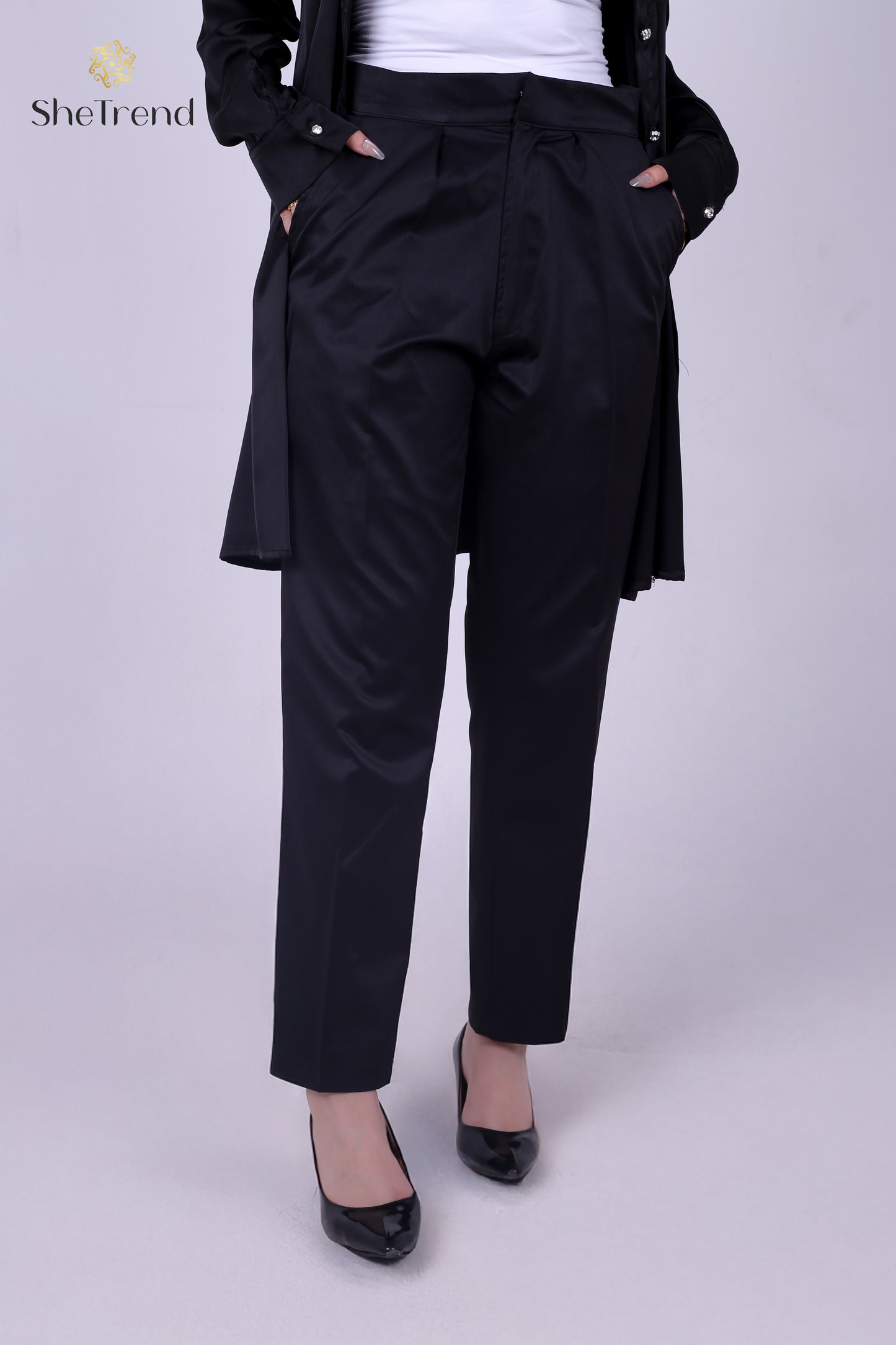 بنطلون كلاسيك أسود