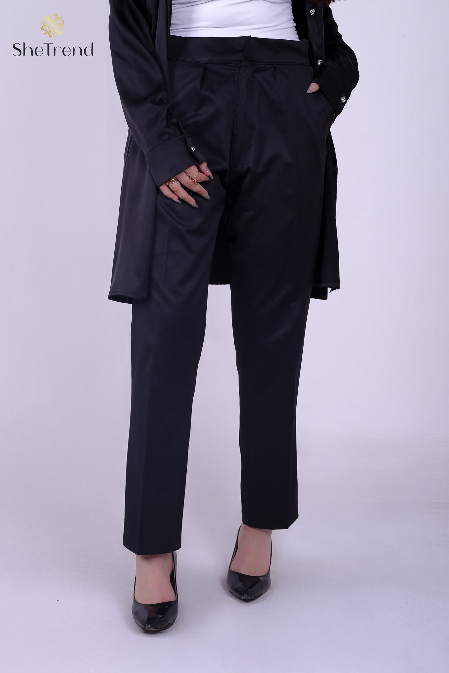 بنطلون كلاسيك أسود