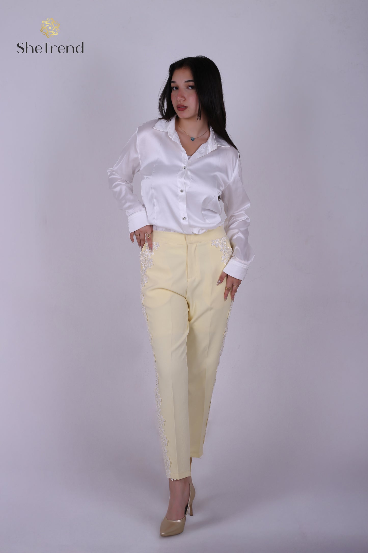 بنطلون كلاسيك Butter yellow