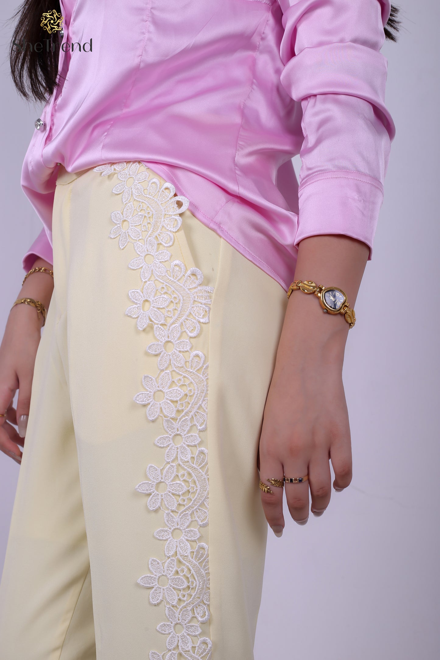 بنطلون كلاسيك Butter yellow