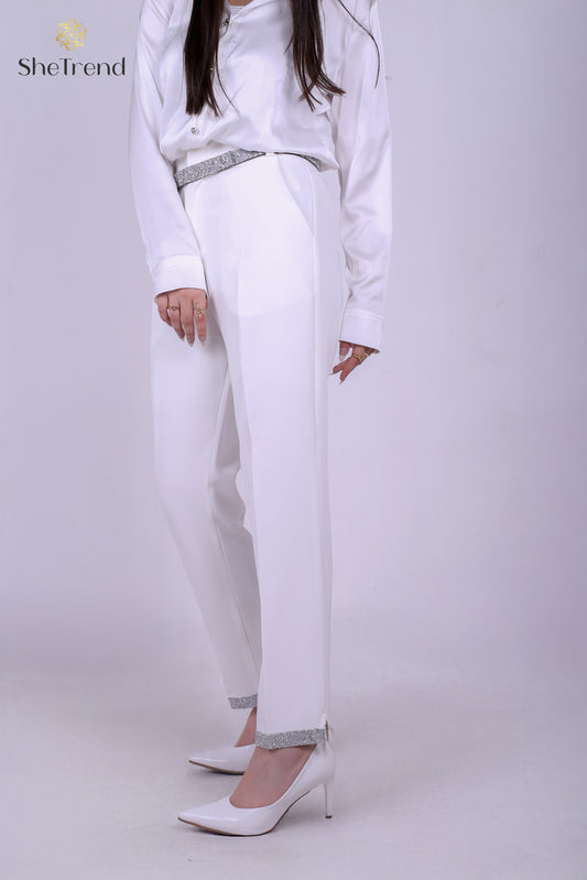 بنطلون كلاسيك أوف وايت