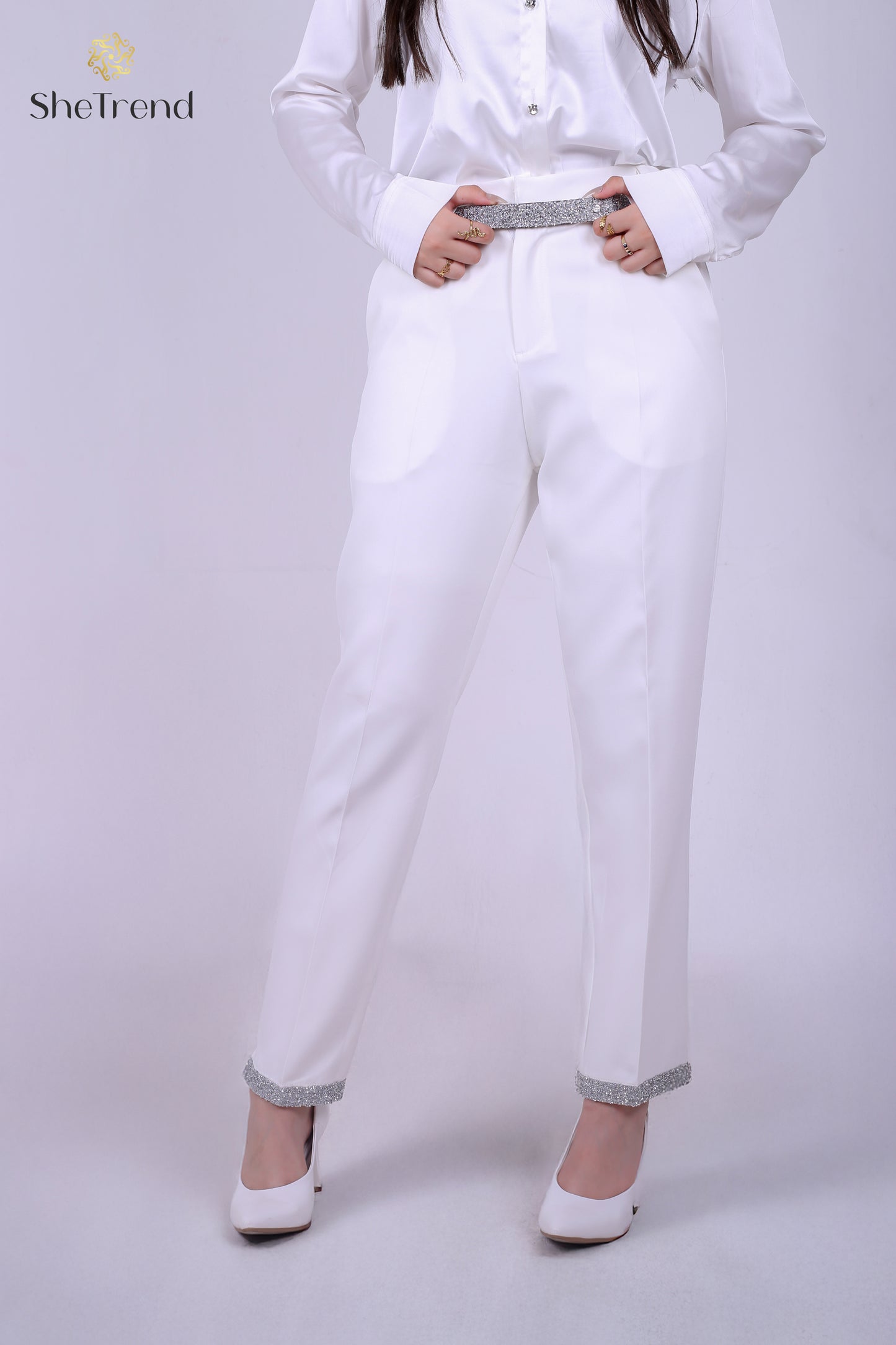 بنطلون كلاسيك أوف وايت